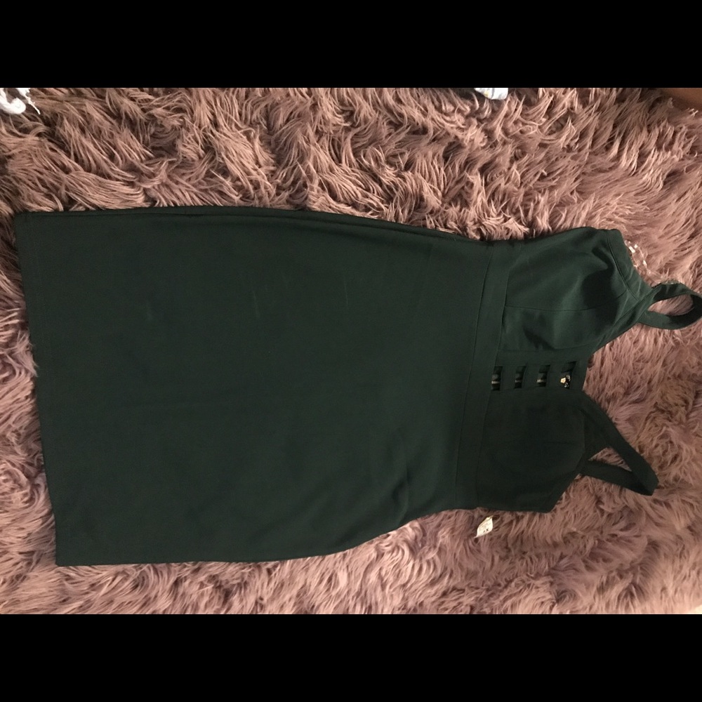 Hunter green dress